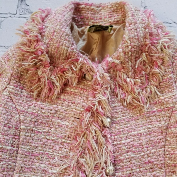 SARA SARA Girls Knit Pink Trendy Jacket Sz Small - Picture 2 of 8